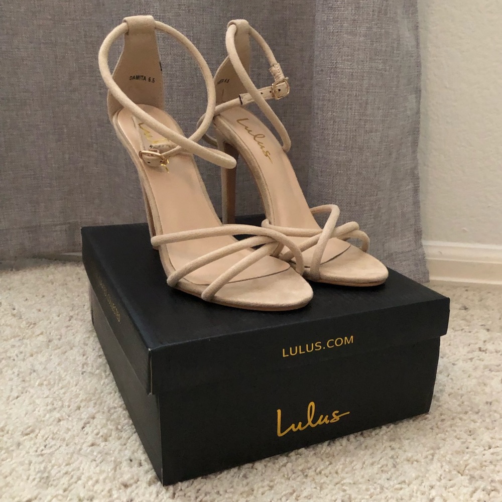 Beige 6.5 heels